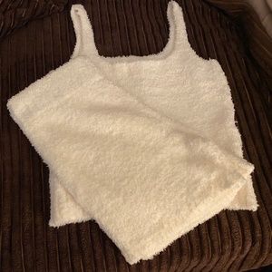 Skims Cozy Knit shorts and top XL